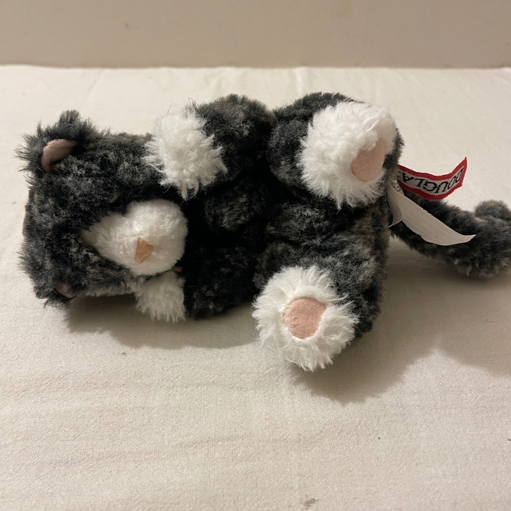 Douglas Plush‎ Kitten Stuffed Animal Gray White Kitten Toy Kids Cat